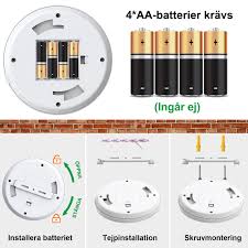 Rörelsesensor Taklampa Awanber - Batteridriven Garderobslampa