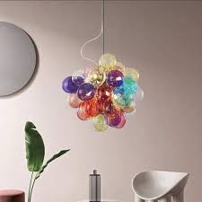 Nordisk Färgglad Ballong LED Pendellampa