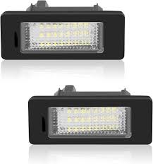 URAQT LED Registreringsskyltljus 12V 24SMD 6000K - 2 delar