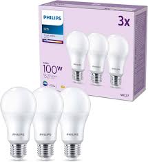 Philips LED Multipack: 13W E27 Kallvitt 4000K