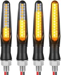 URAQT Motorcykel LED-blinkers 4-pack 12V Vattentät