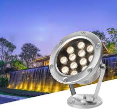 JOUFNING Undervattensspotlight - 12V LED-dyklampa med justerbar belysning