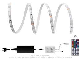 LED Universum 8m RGB Comfort Remsor med Nätadapter