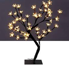 Kappha LED-träd med 48 Blomster – Romantisk Belysning 45 cm